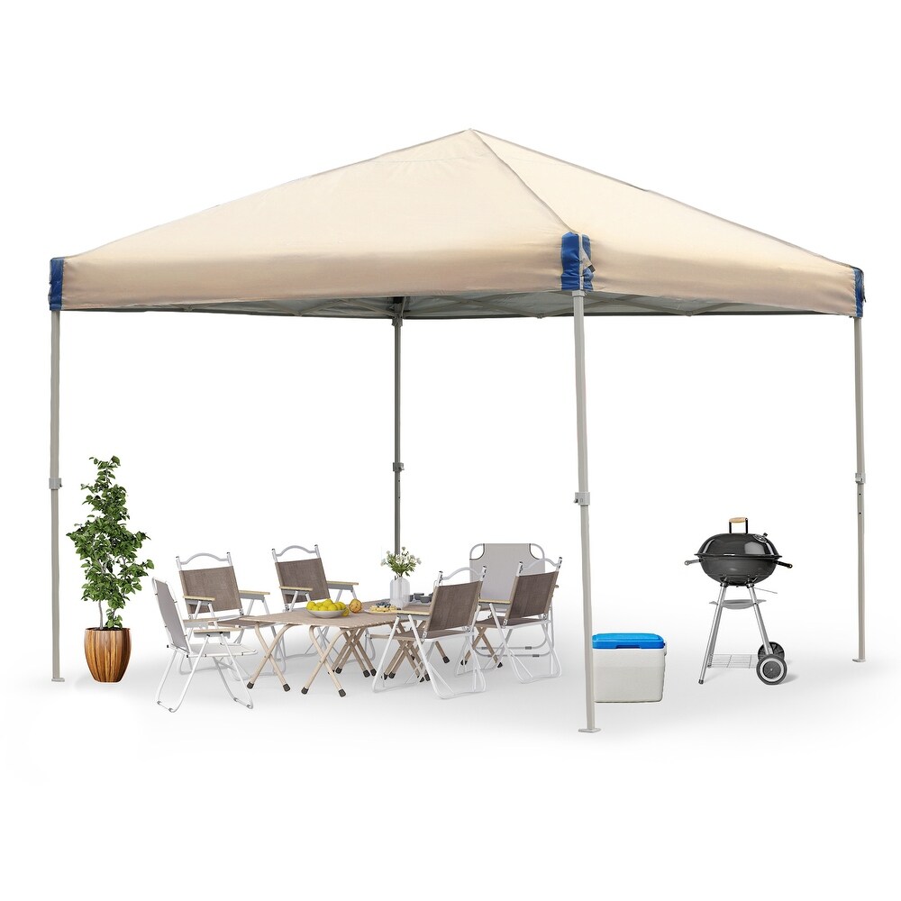 Aoodor 10 x 10 FT Pop Up Canopy Tent with Roller Bag  Portable Instant Shade Canopy for Camping  Party and Other Outdoor Events