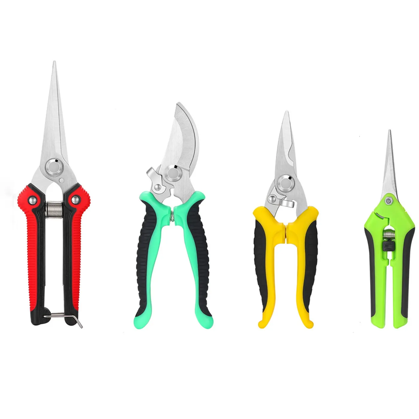 HOT selling 5 pack Garden Pruning Shears Stainless Steel Blades Hand Tool  Pruning Scissors