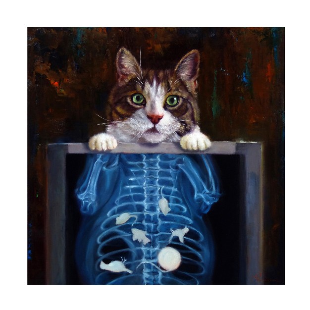 Trademark Fine Art lucia Heffernan x27 cat Scan x27 Canvas Art