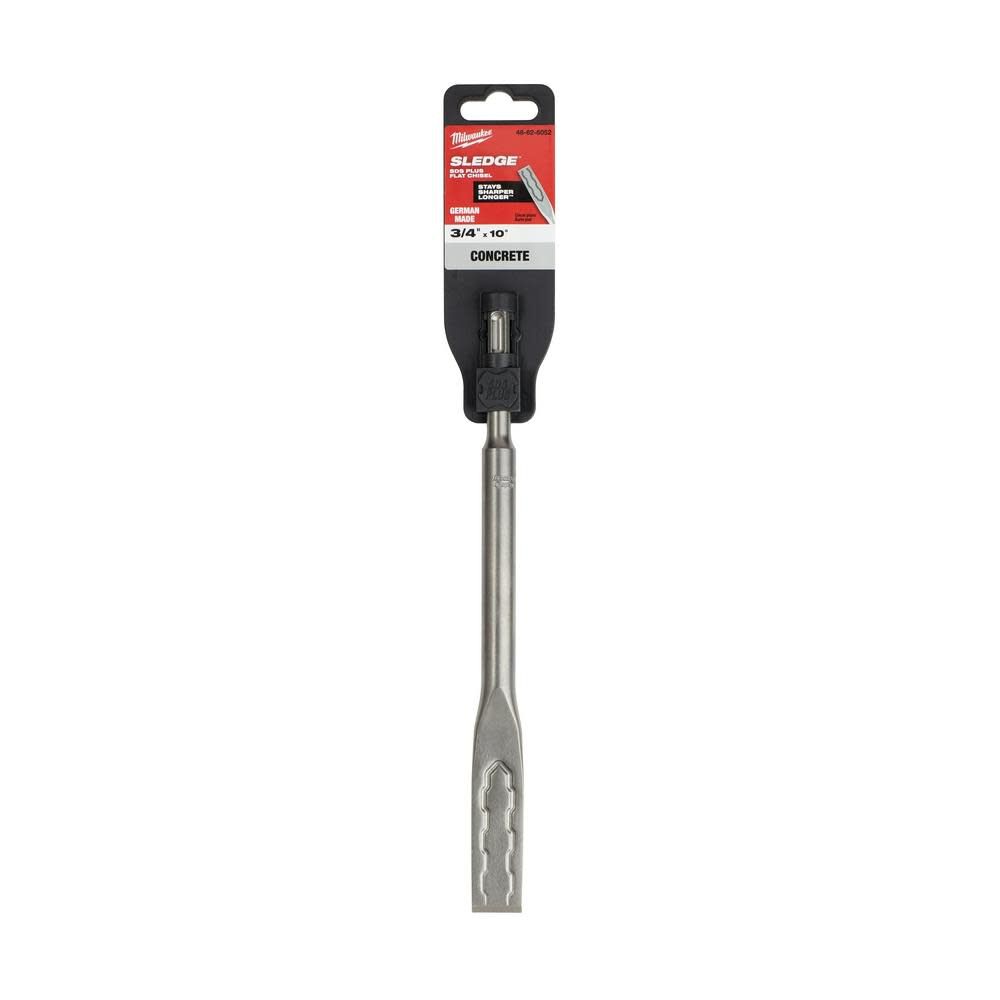 Milwaukee SS SDS Plus 3/4 in. x 10 in. Flat Chisel 48-62-6052 from Milwaukee