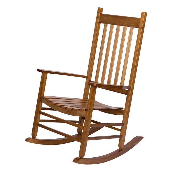 Porch and Den Steeplechase Genuine Hardwood Rocking Chair