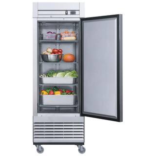 Elite Kitchen Supply 17.7 cu. ft. Commercial Upright Reach-in Refrigerator in Stainless Steel EKS-E30R