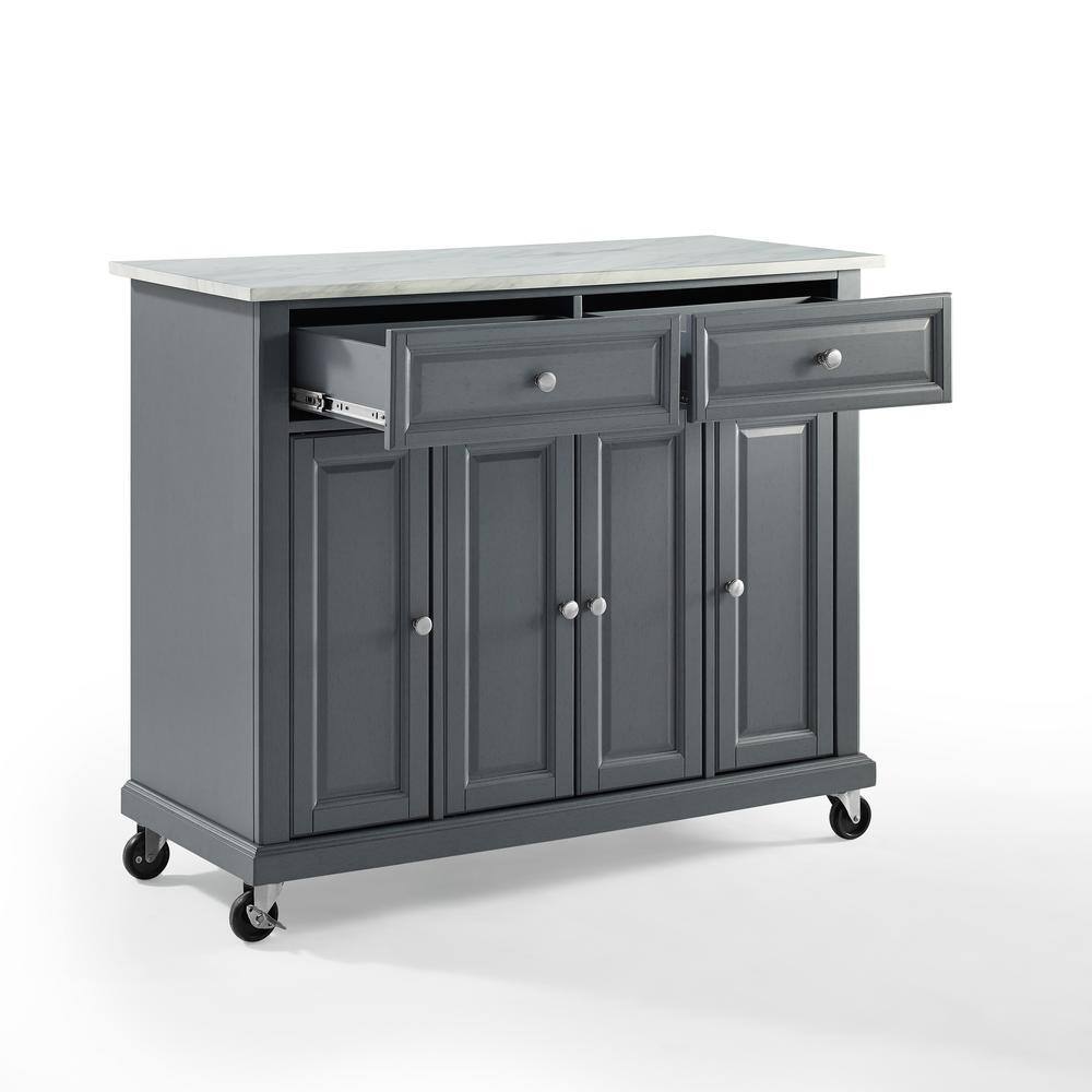 CROSLEY FURNITURE Avery Gray Kitchen Cart KF30043EGY