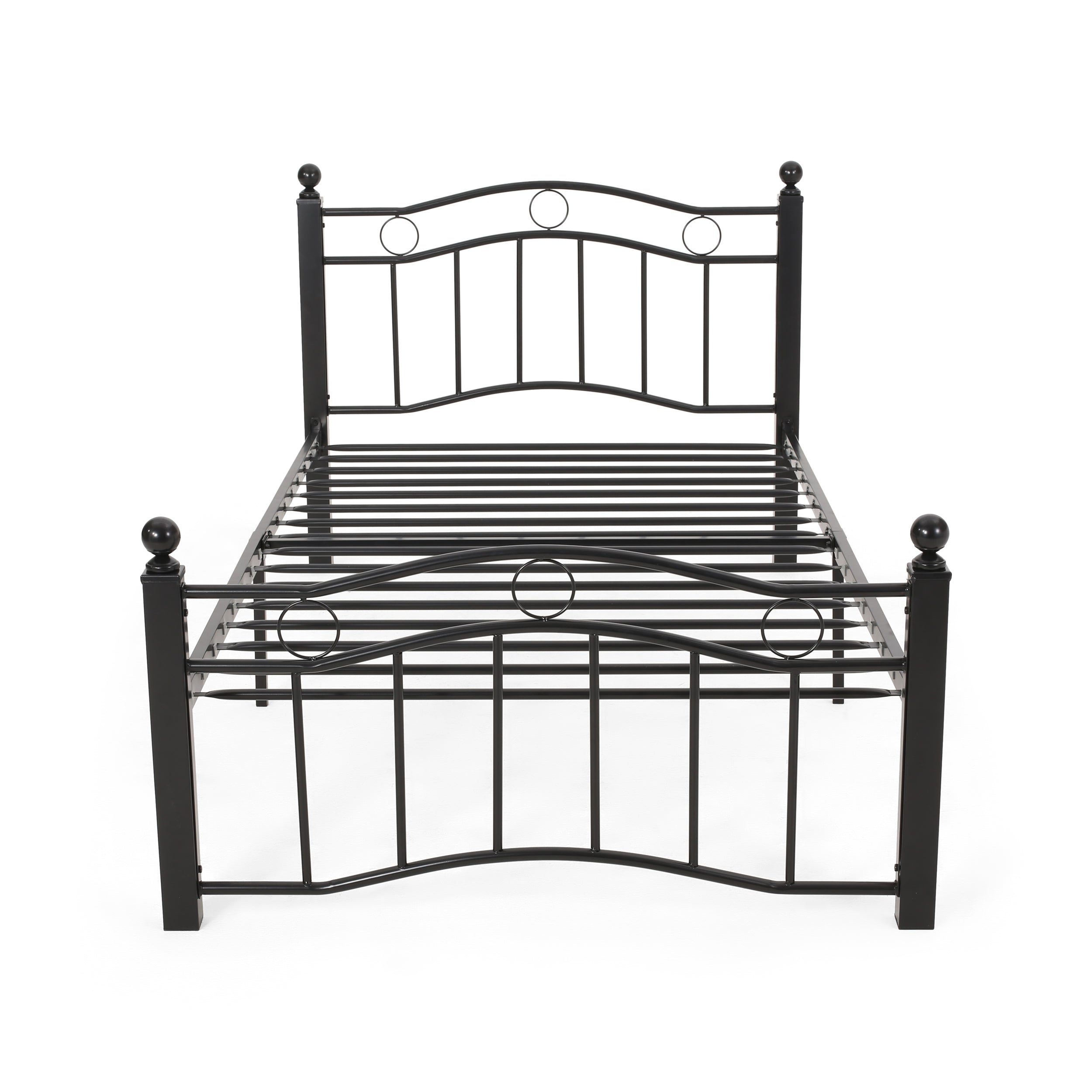 Cole Contemporary Iron Bed Frame