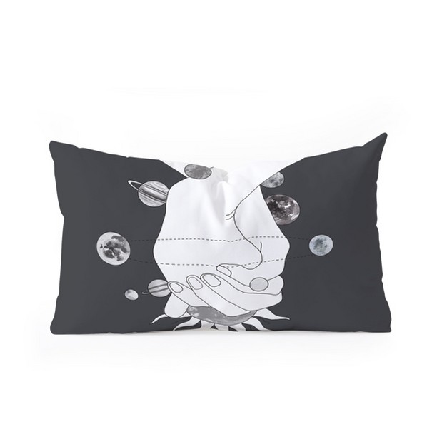 Nadja Everything Revolves Around Us Ii Oblong Throw Pillow Society6