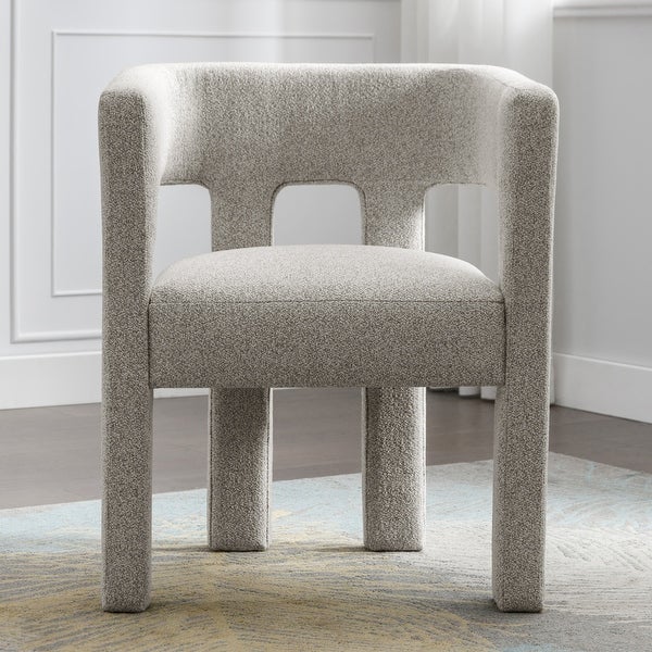 Contemporary Designed Fabric Upholstered Accent Chair Dining Chair