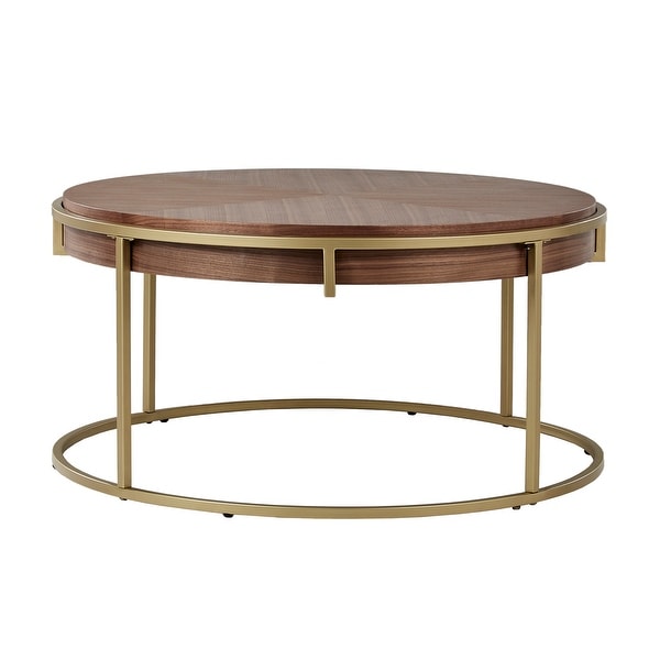 Cooke Round Table with Metal Base from iNSPIRE Q Modern