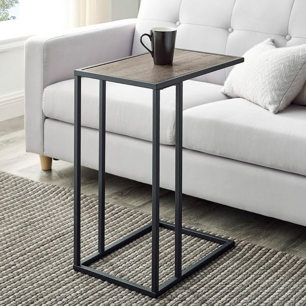 Middlebrook 20-inch Urban Industrial Asymmetrical C Side Table