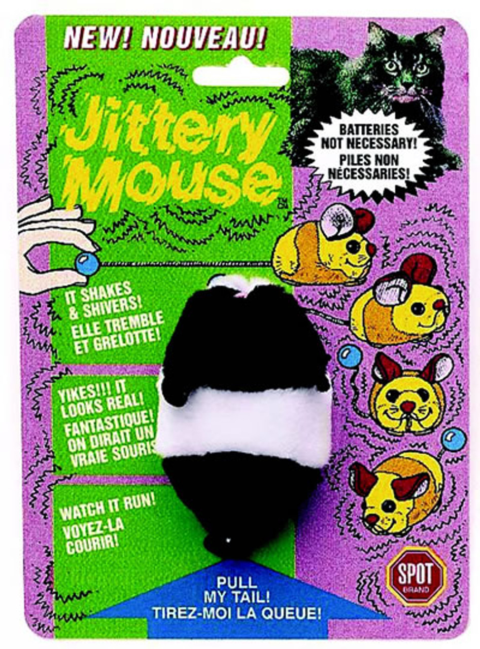 Ethical Cat Plush Jittery Mouse Cat Toy