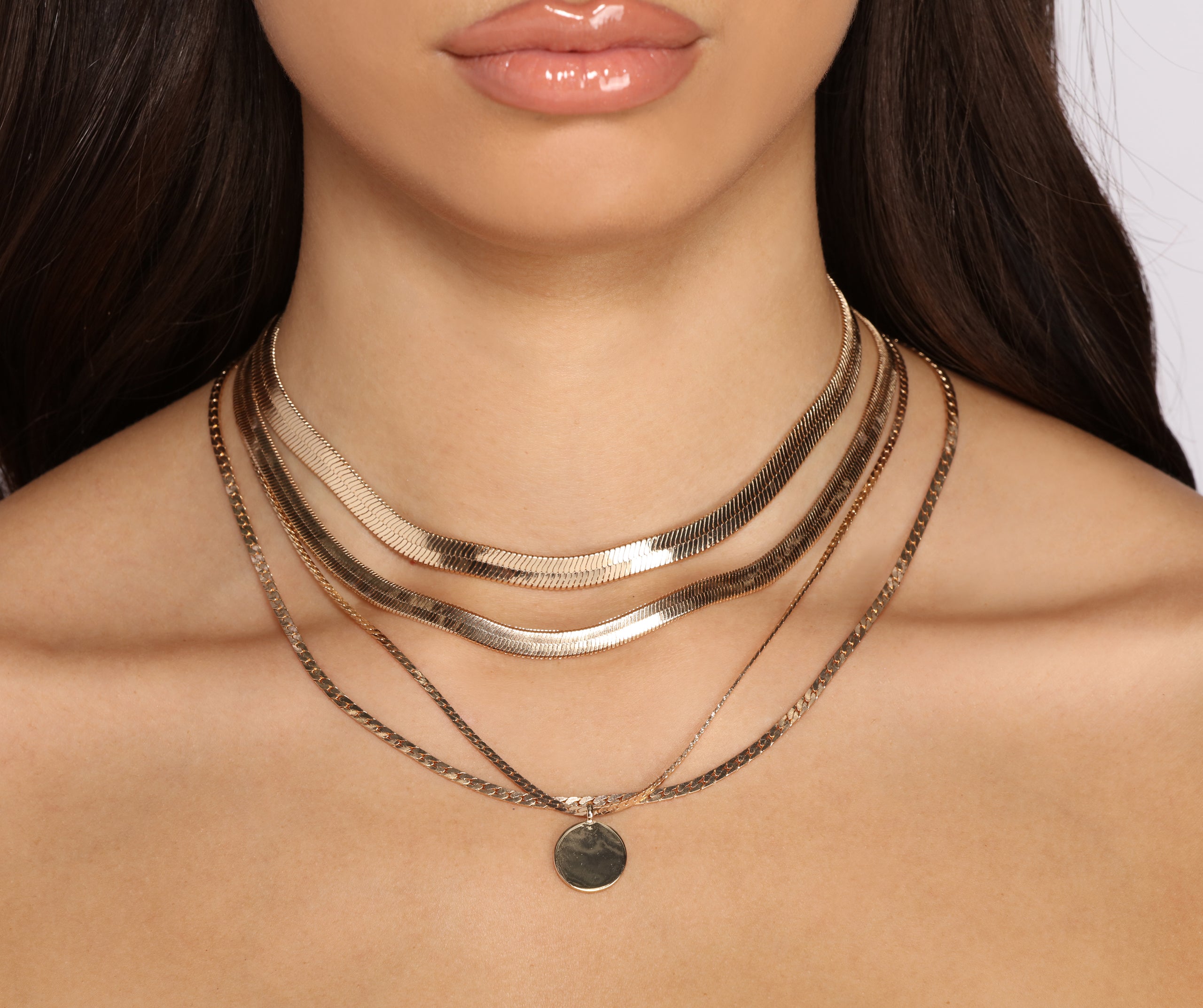 Layered Like A Goddess Necklace Set