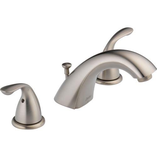 Delta Classic Widespread Lavatory Faucet with Metal Lever Handles and Metal Pop-Up， Available in Various Colors