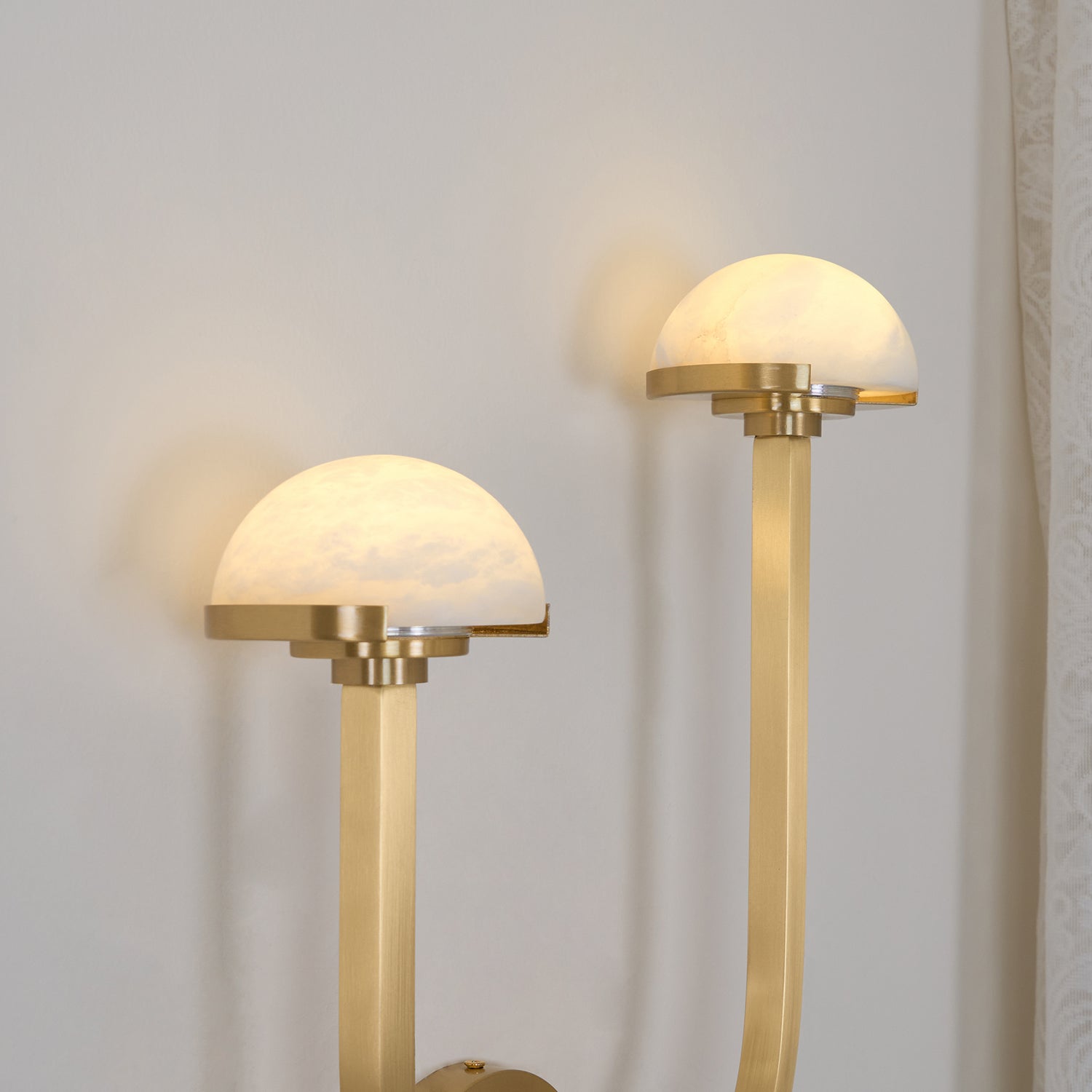 Mushroom Alabaster Wall Lamp