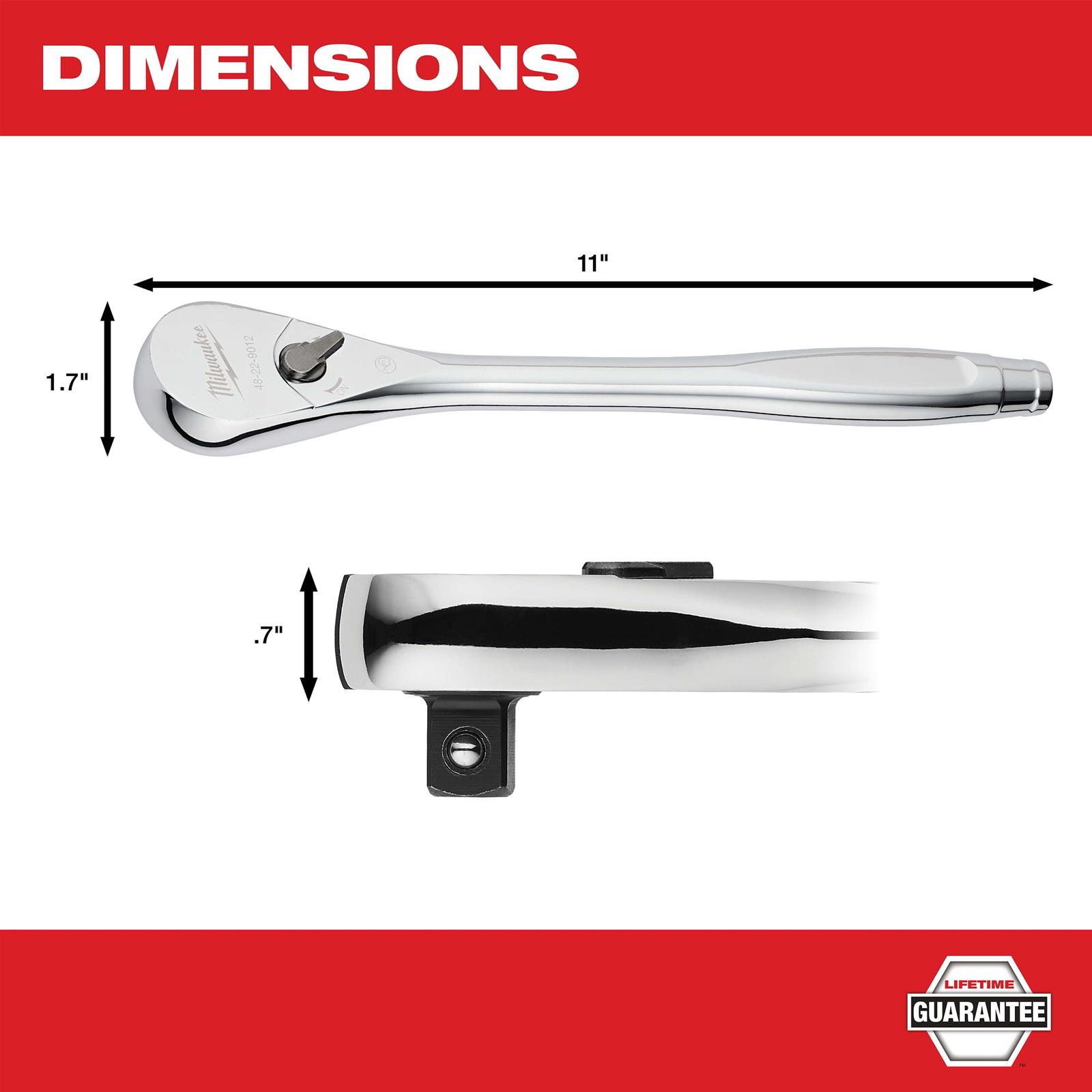 Milwaukee Tool 48-22-9012 Milwaukee Drive Ratchets