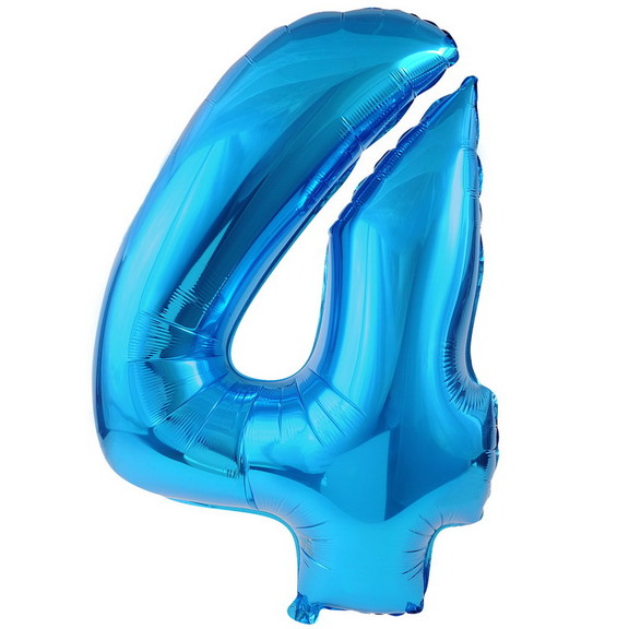 Mayflower Distributing 268415 Mylar Blue Number Ba...