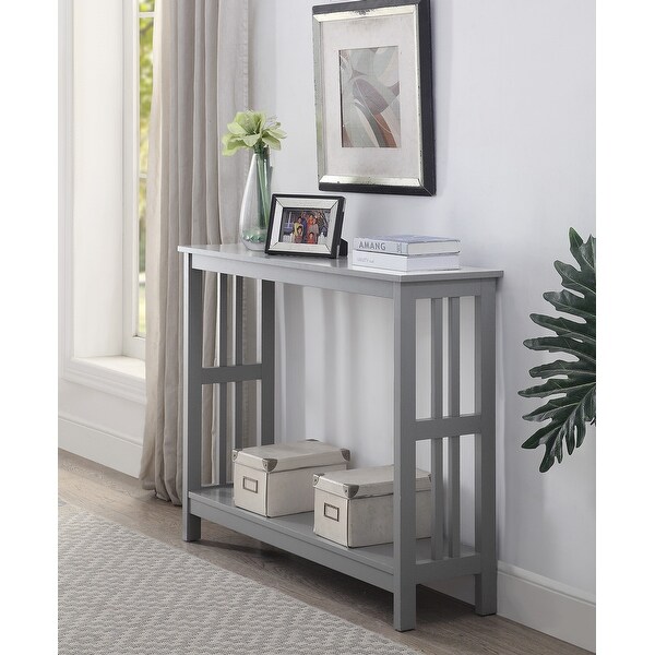 Porch and Den Miro Console Table with Shelf