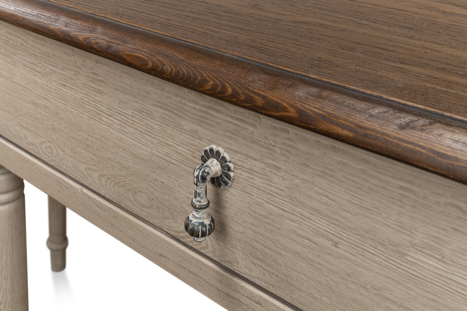 Asher Console Table With Drawers Reclaimed Wood   Transitional   Console Tables   by Sideboards and Things  Houzz