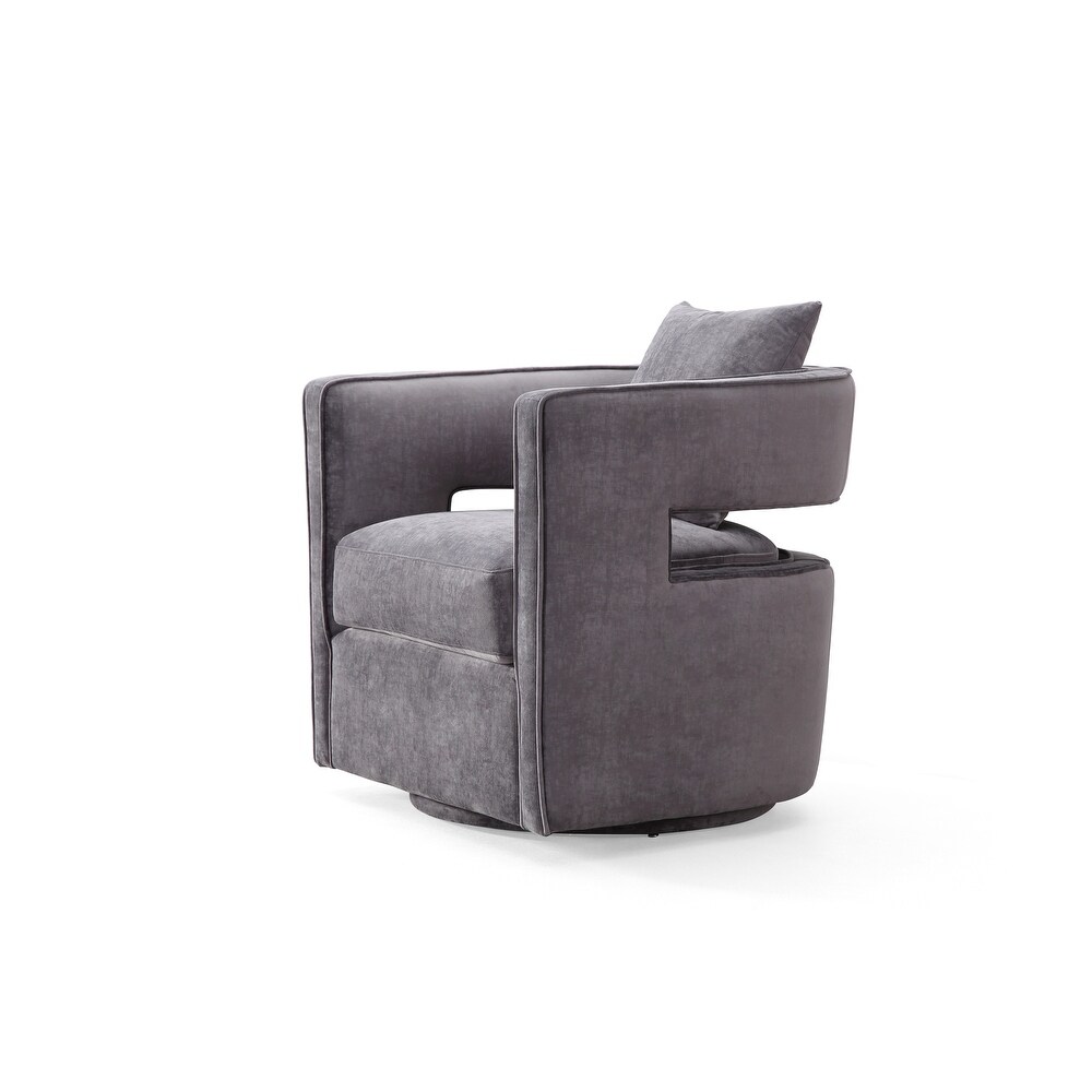 Kennedy Grey Swivel Chair