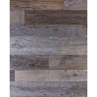 BARNLINE 516 in. x 3 in. x 4 ft. Weathered Gray Kiln Dried Barn Wood Plank (10 sq. ft.) 510696