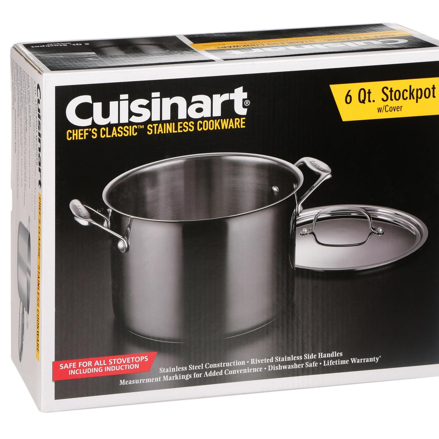 Cuisinart ChefS Classic Stainless Steel 6 Qt. Sauce Pot W/Cover