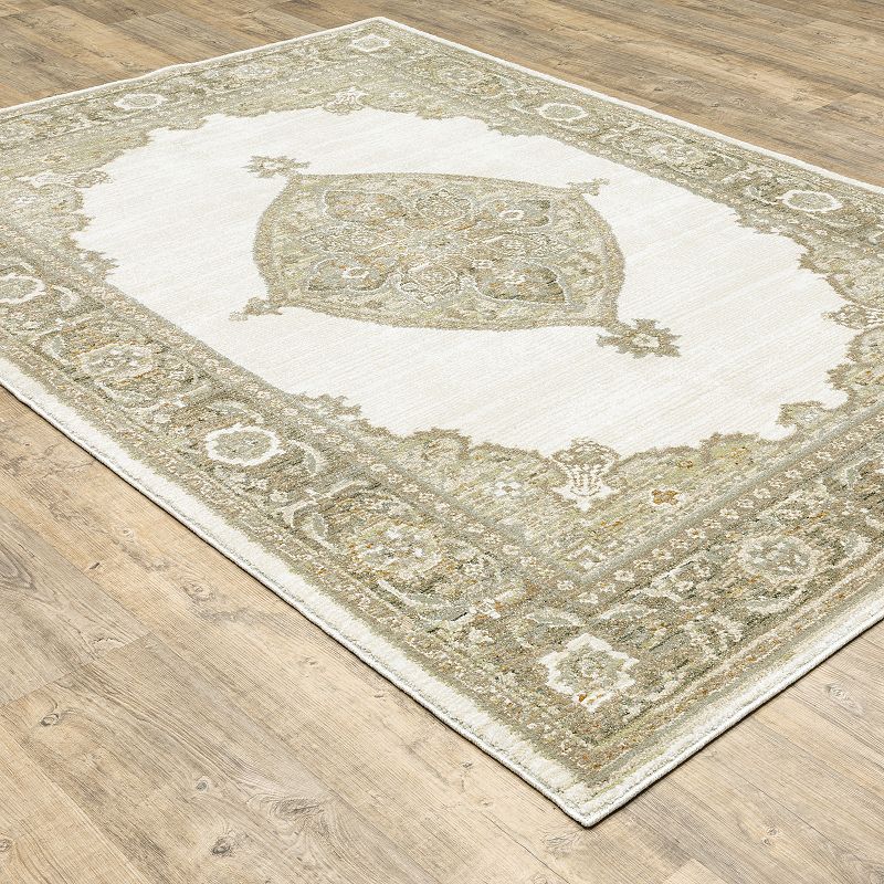 StyleHaven Alexander Distressed Medallion Rug