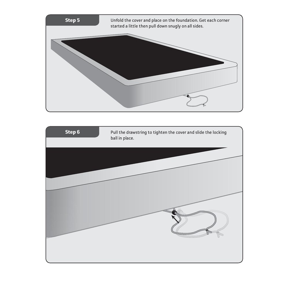 Select Luxury 10 inch Medium Firm Gel Memory Foam Mattress and Foundation Set