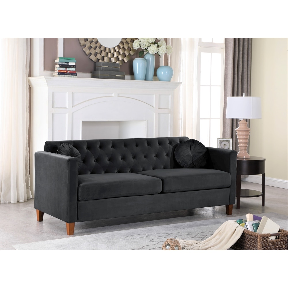 Lory velvet Kitts Classic Chesterfield Living room seat Sofa Loveseat and Chair