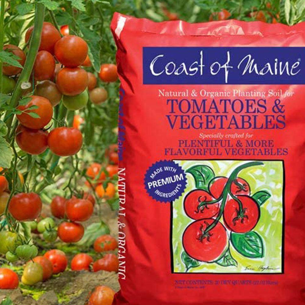 Coast of Maine OMRI Listed 20 Qt. Tomato and Vegetable Planting Soil Bag (2-Pack) 2 x 1cbTVS20QT