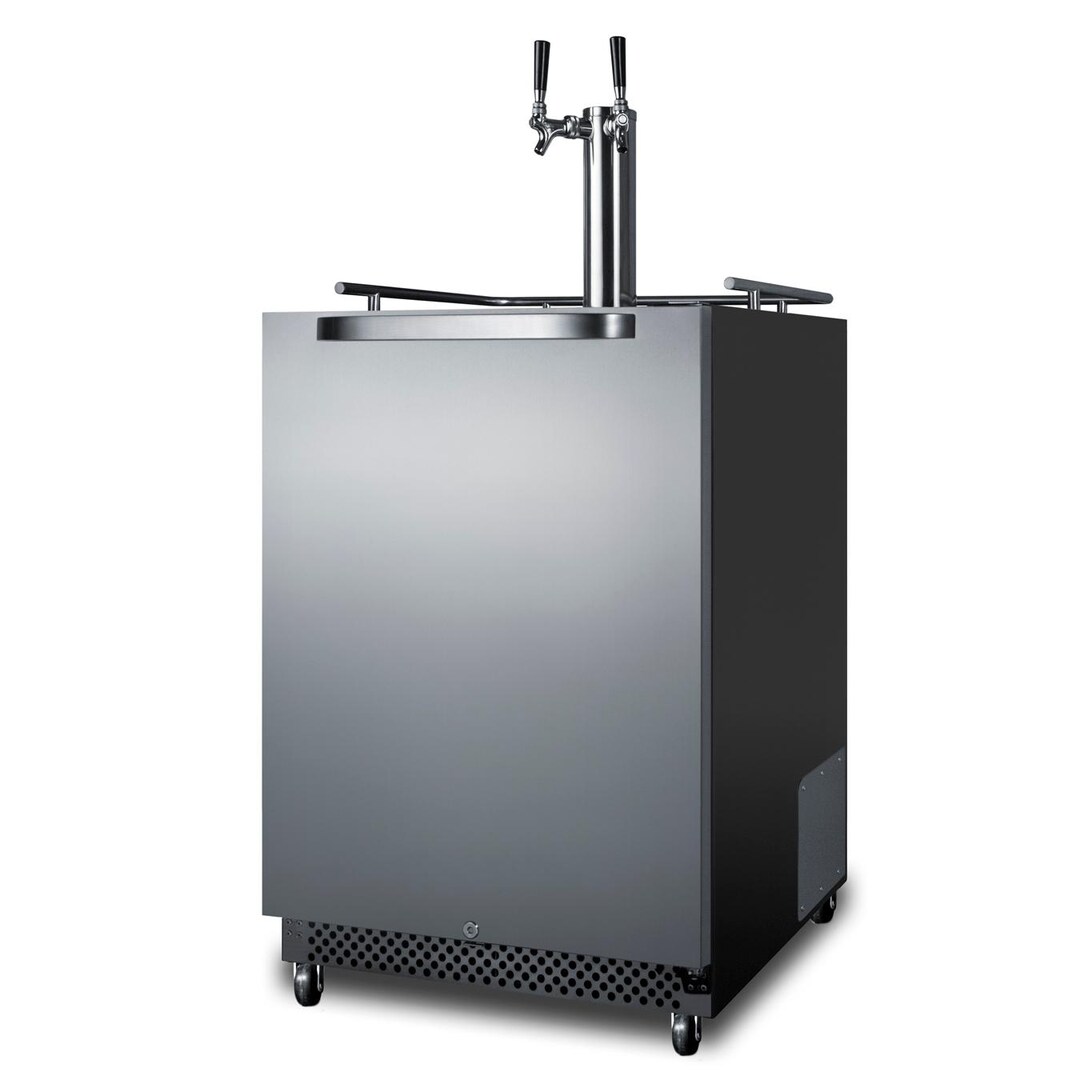 Summit Commercial Outdoor Rated Double Tap Beer Dispenser / Kegerator