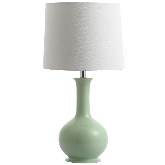 Minton Table Lamp Light Green Safavieh