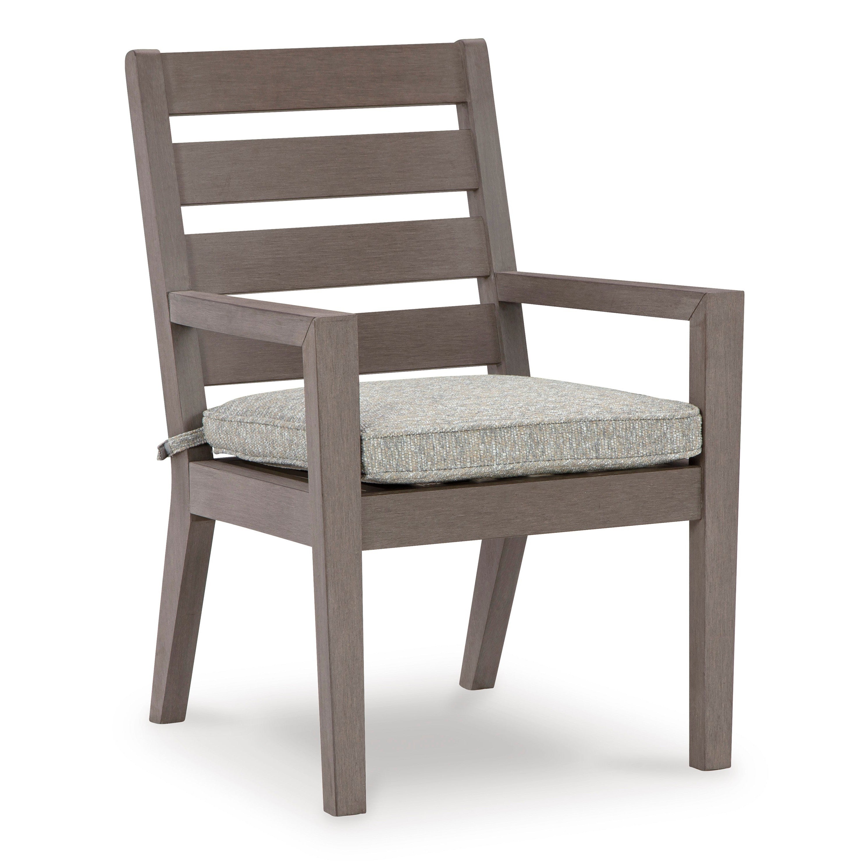 Poly Teak Taupe Outdoor Dining Chairs & Benches