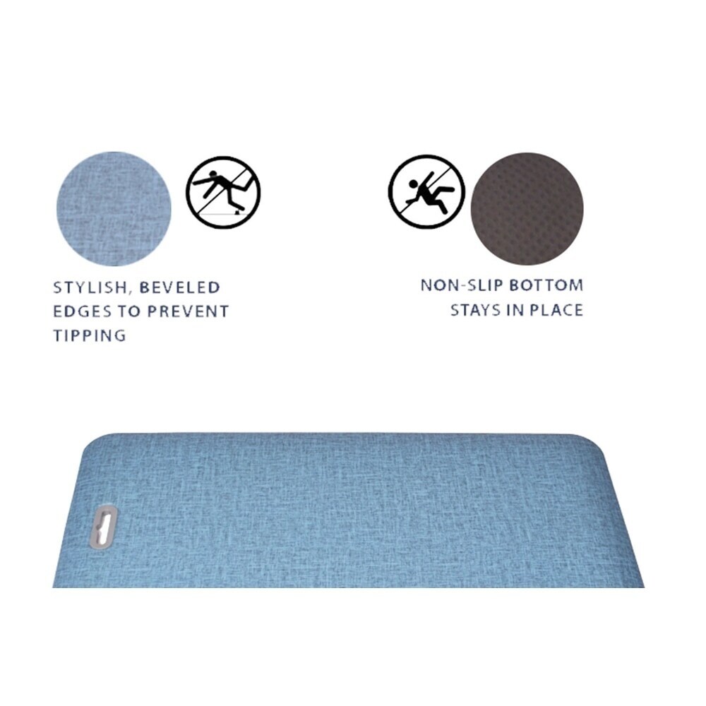 Rubber Foot Standing Desk Comfort Floor Mat for Kitchen or Office   38.66*12*1.7