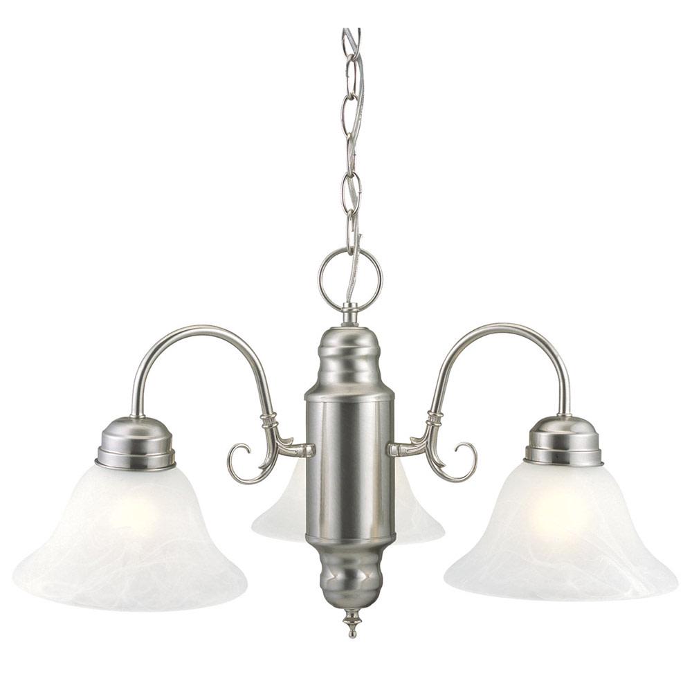 Design House Millbridge 3-Light Satin Nickel Chandelier