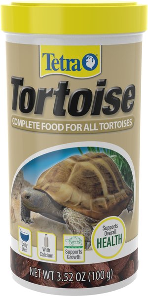 Tetrafauna Tetra Tortoise Food， 3.52-oz jar