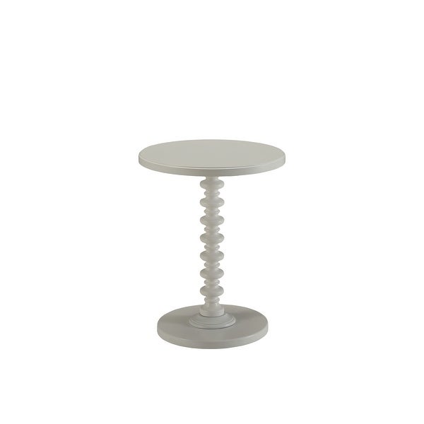 Acton Wooden Round Top and Base Side Table