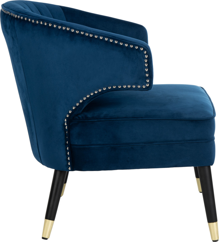 Stazia Wingback Accent Chair   Midcentury   Armchairs And Accent Chairs   by HedgeApple  Houzz