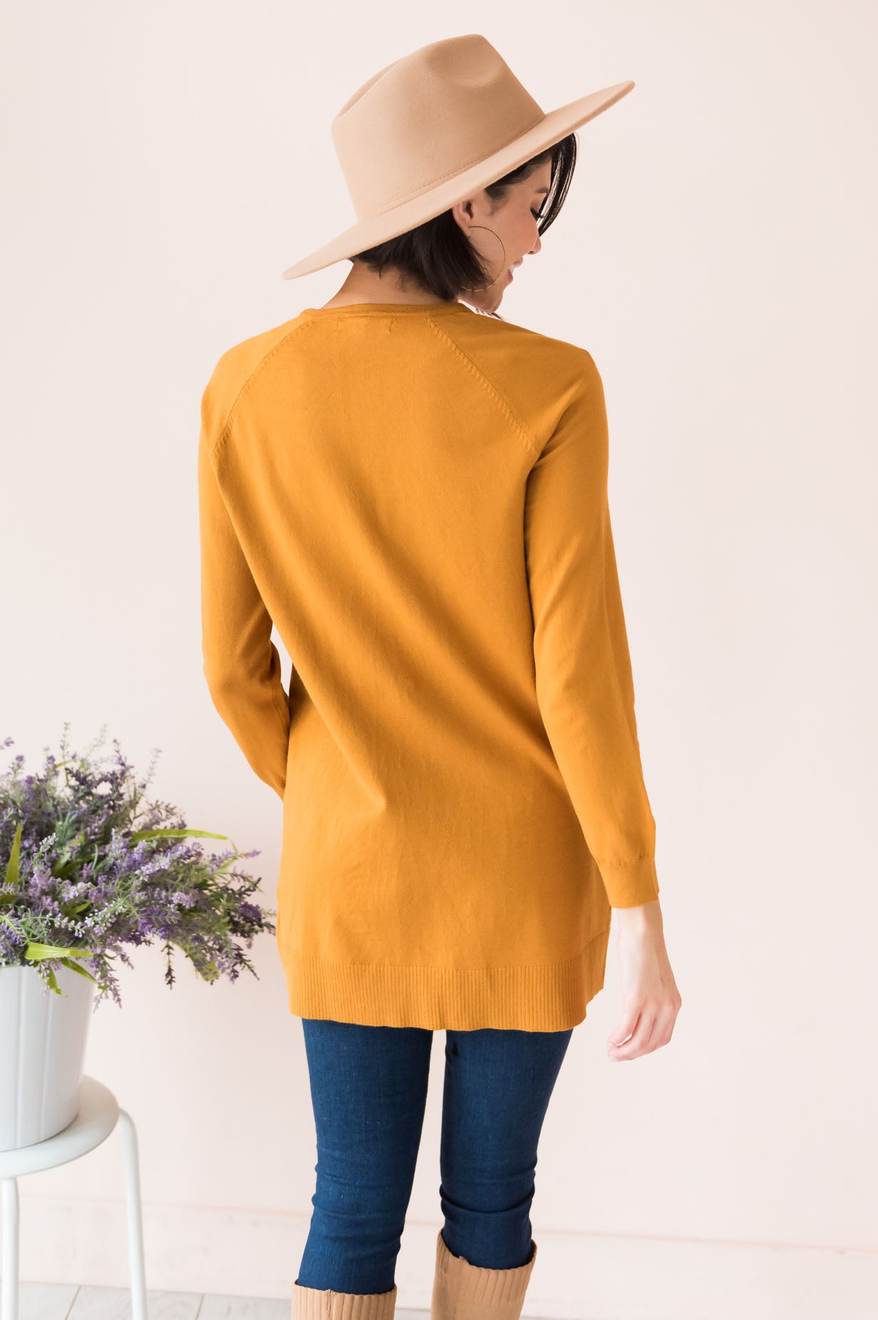 Keep Me Stylish Modest Front Pocket Cardigan