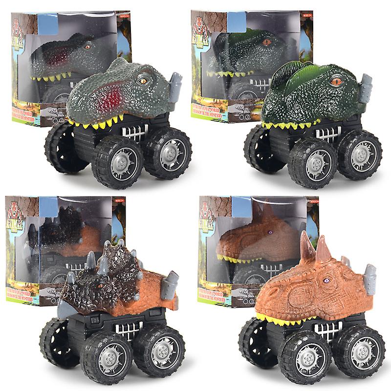 Mini Dinosaur Head Pull Back Car Model Racing Boy Car Toy