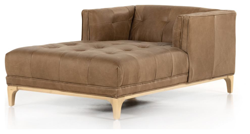 Dylan Chaise Lounge  Palermo Drift   Contemporary   Indoor Chaise Lounge Chairs   by Four Hands  Houzz