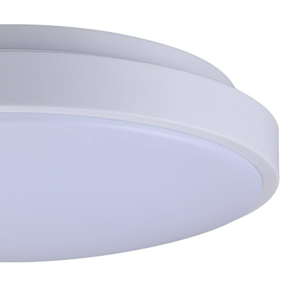 SMRTLite by NBG HOME 12 in. Integrated Selectable LED RGBW Flush-Mount DS18977