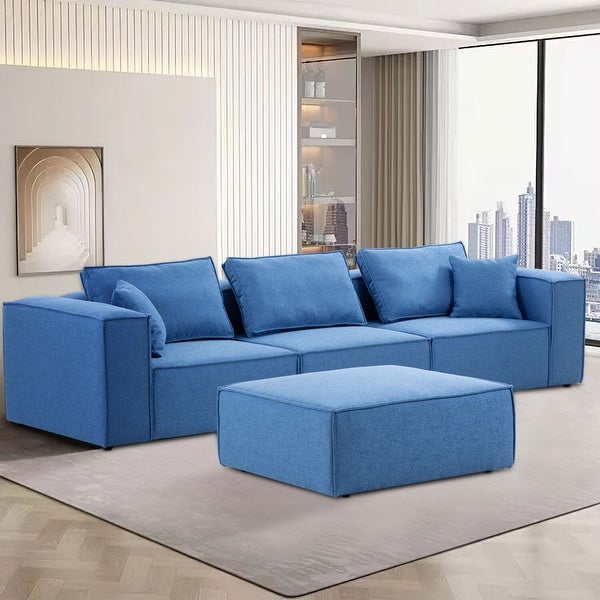 Williamspace Modern Upholstered Sectional Sofa for Living Room