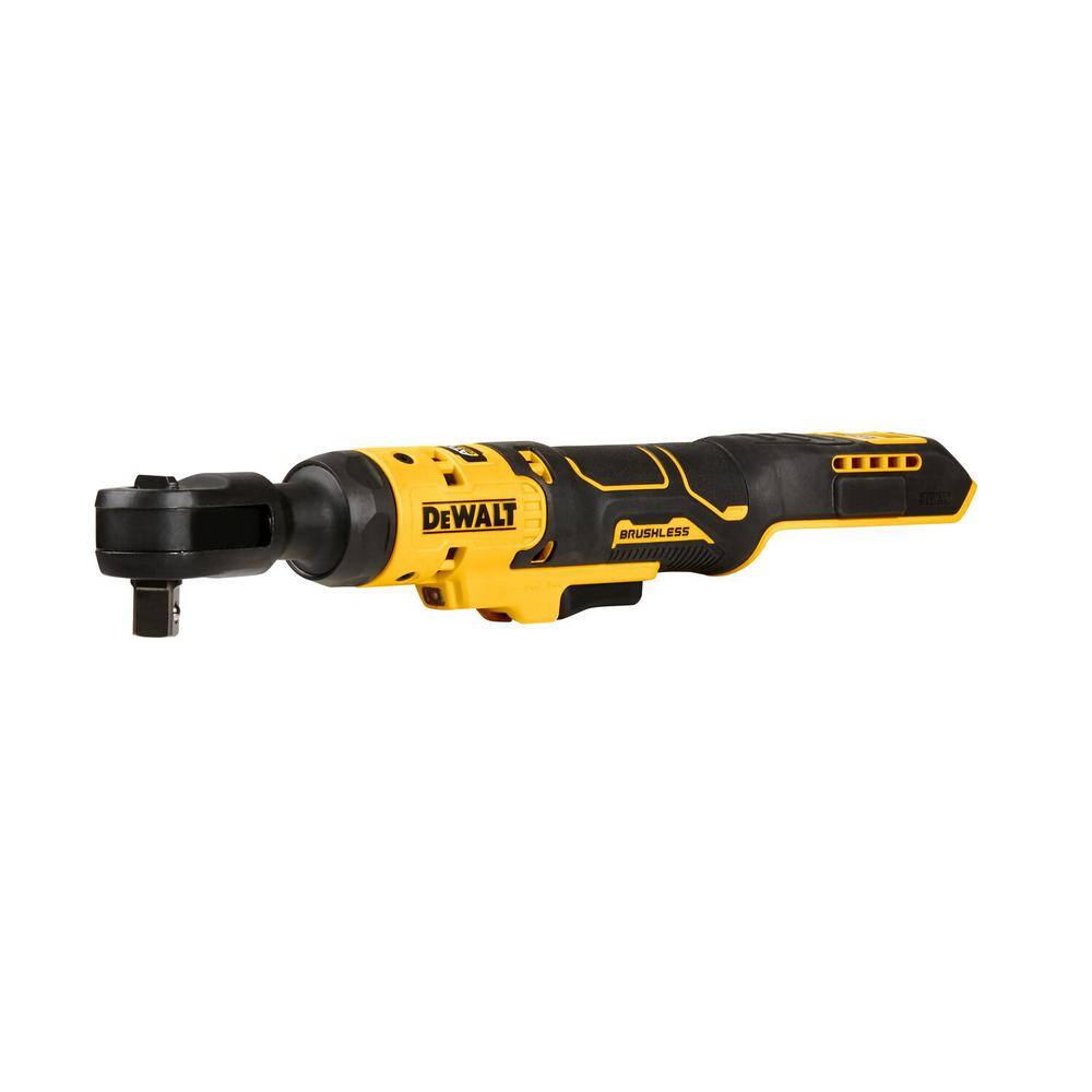 DW ATOMIC 20V MAX Cordless Brushless Compact 12 in. Hammer Drill ATOMIC 20V 12 in. Ratchet  20V Compact 4.0Ah Battery DCD709BW512B240