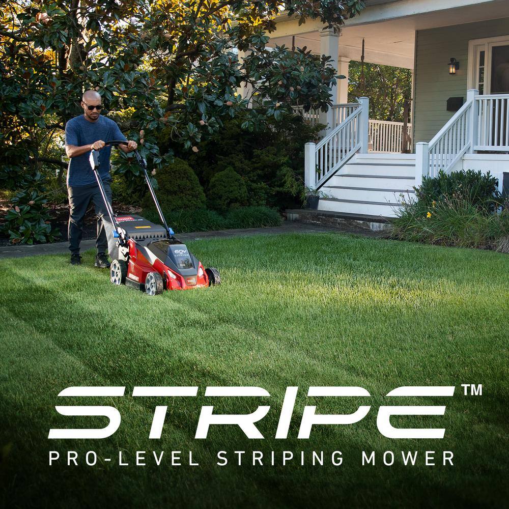 Toro 60V MAX 21 in. Stripe Dual-Blades Electric Self-Propelled Mower - Tool Only 21623T