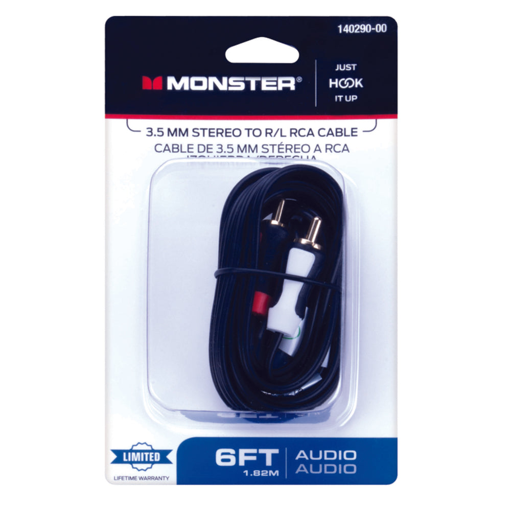 CBLE ADPTER 3.5MM-RCA 6'