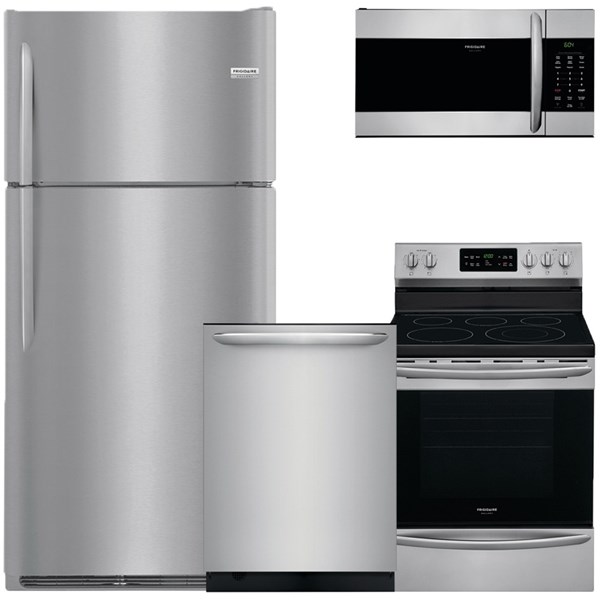 Frigidaire Gallery Stainless Steel Four Piece Kitchen Suite