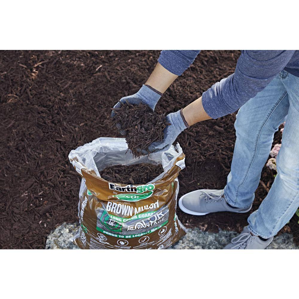 Earthgro 1.5 cu. ft. Bagged Brown Wood Mulch 88659180