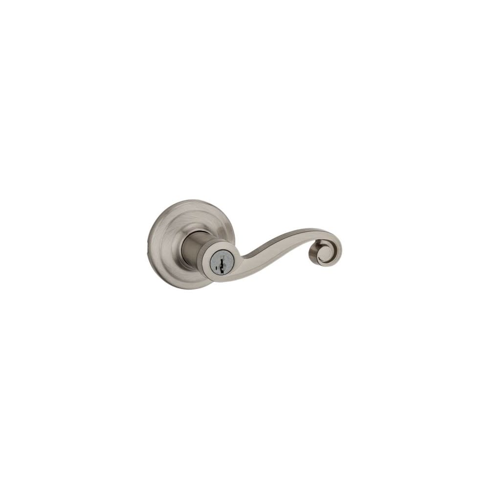 Satin Nickel Signature Series Keyed Entry Lido Door Lever