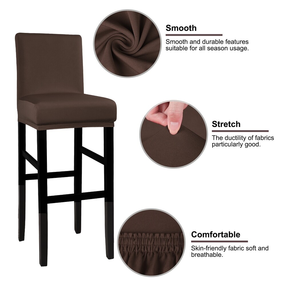 Stretch Bar Stool Cover for Bar Height Side Chair Slipcovers