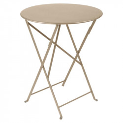 Table de jardin pliante ronde métal 2 personnes - Bistro FERMOB