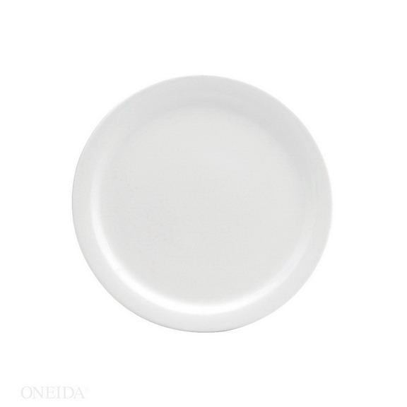 Oneida 6.5 Inch Buffalo Cream White Narrow Rim Pla...