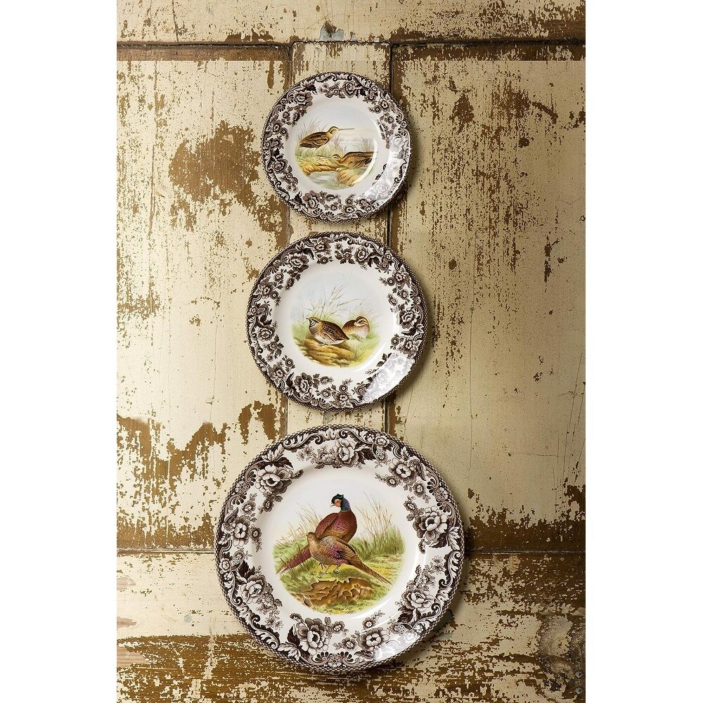 Spode Woodland Dinner Plate Birds Motif   10.5